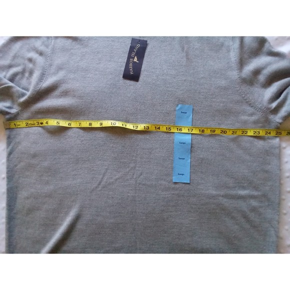 harbor island men's large sweater - Picture 9 of 10